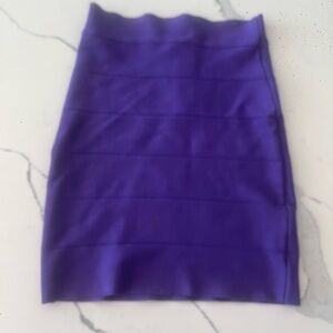 bebe Vibrant Purple Pencil Skirt